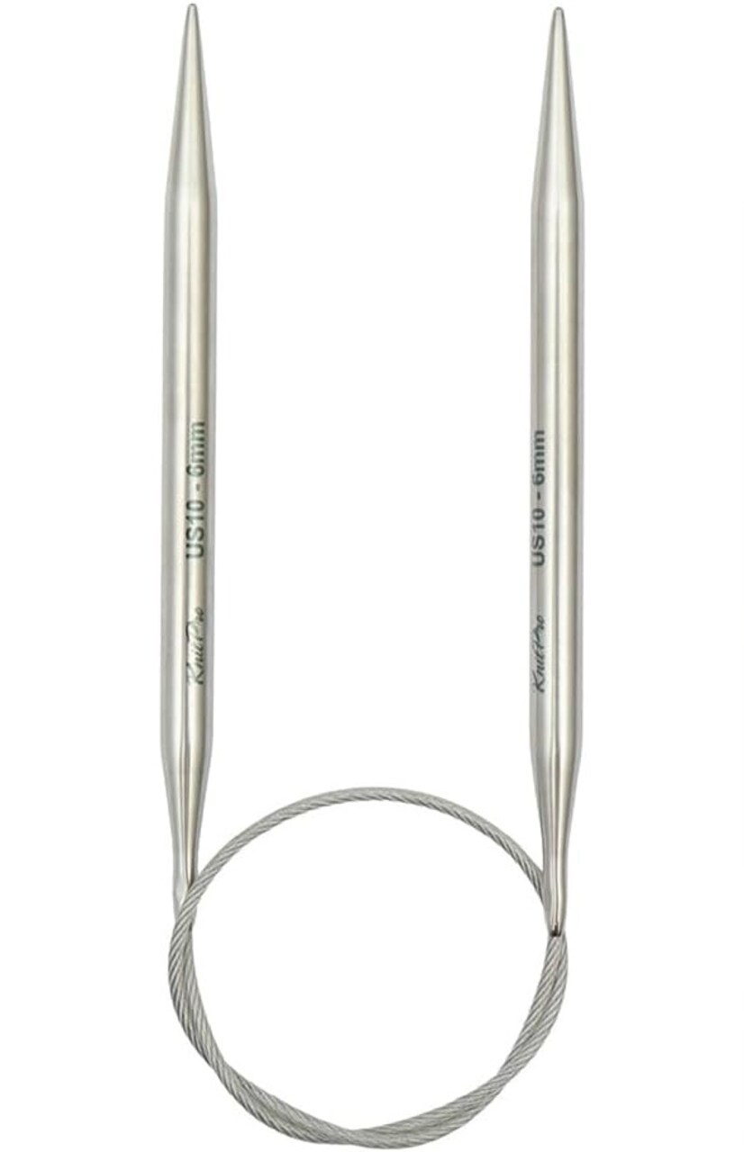 KnitPro Stelo Lace Fixed Circular Knitting Needles 40" Size 0 - 17